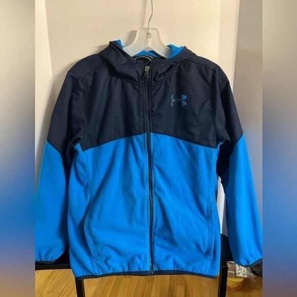 Under Armour Other - UNDER ARMOUR BOYS HOODED FULL ZIP JACKET SIZE YL MINT